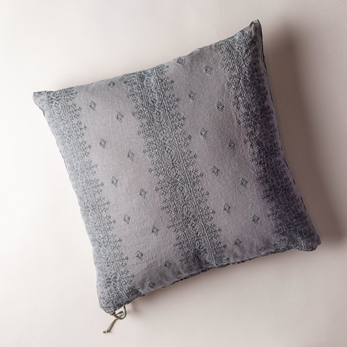 Moonlight: pillow on a white background - overhead view.