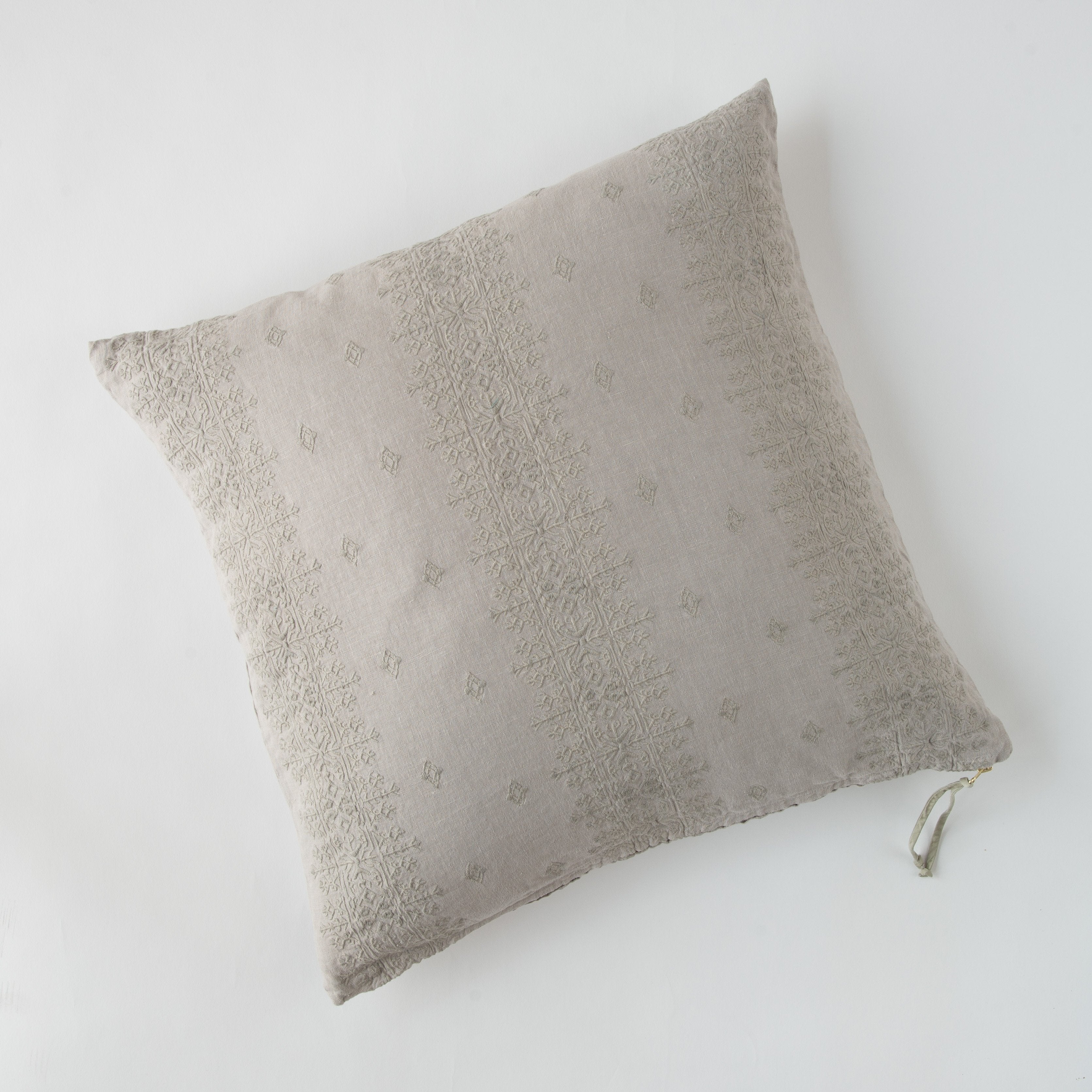 Fog: pillow on a white background - overhead view.