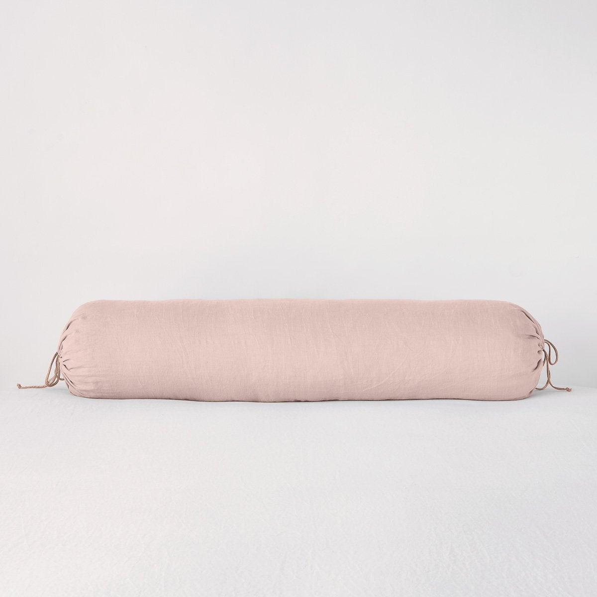 Rouge: bolster against a white background.