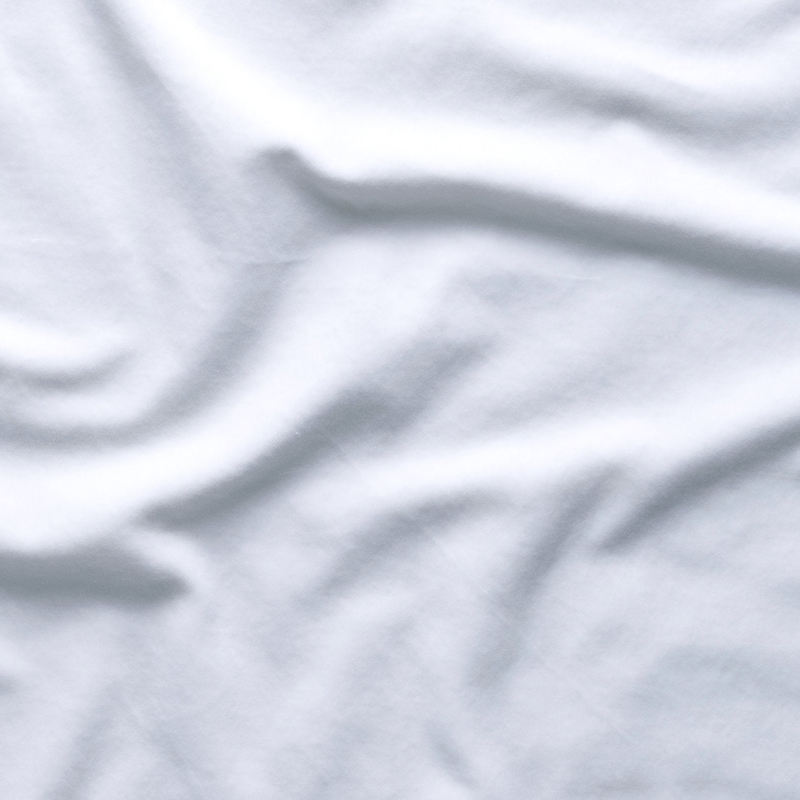 White: A close up of cotton velvet in white.