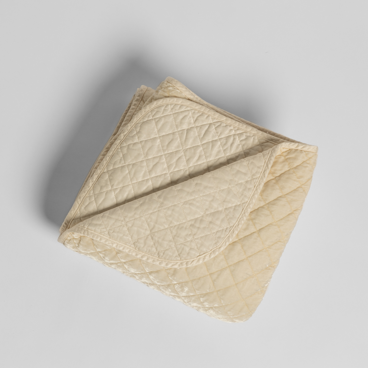 Silk Velvet Quilted Baby Blanket
