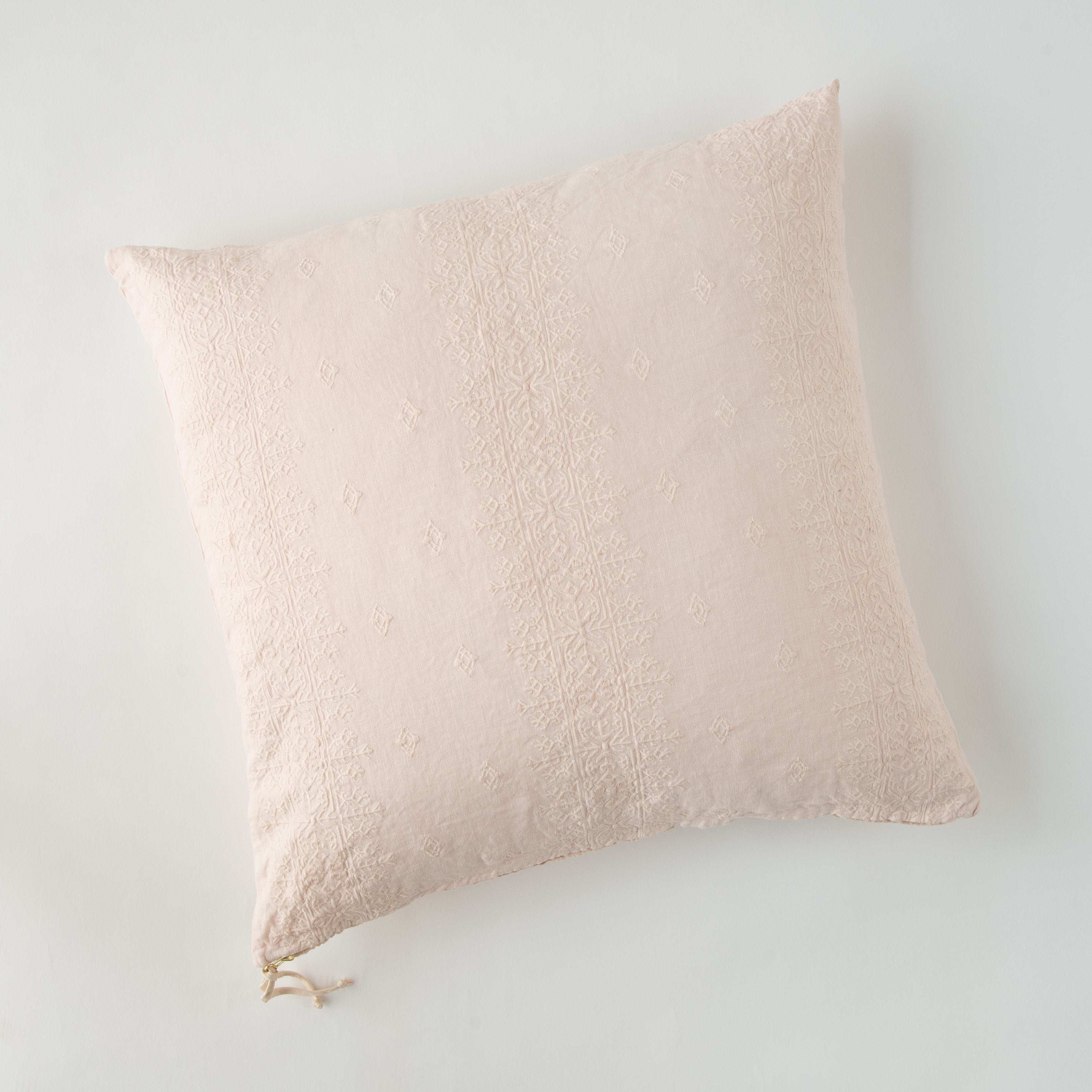 Pearl: pillow on a white background - overhead view.