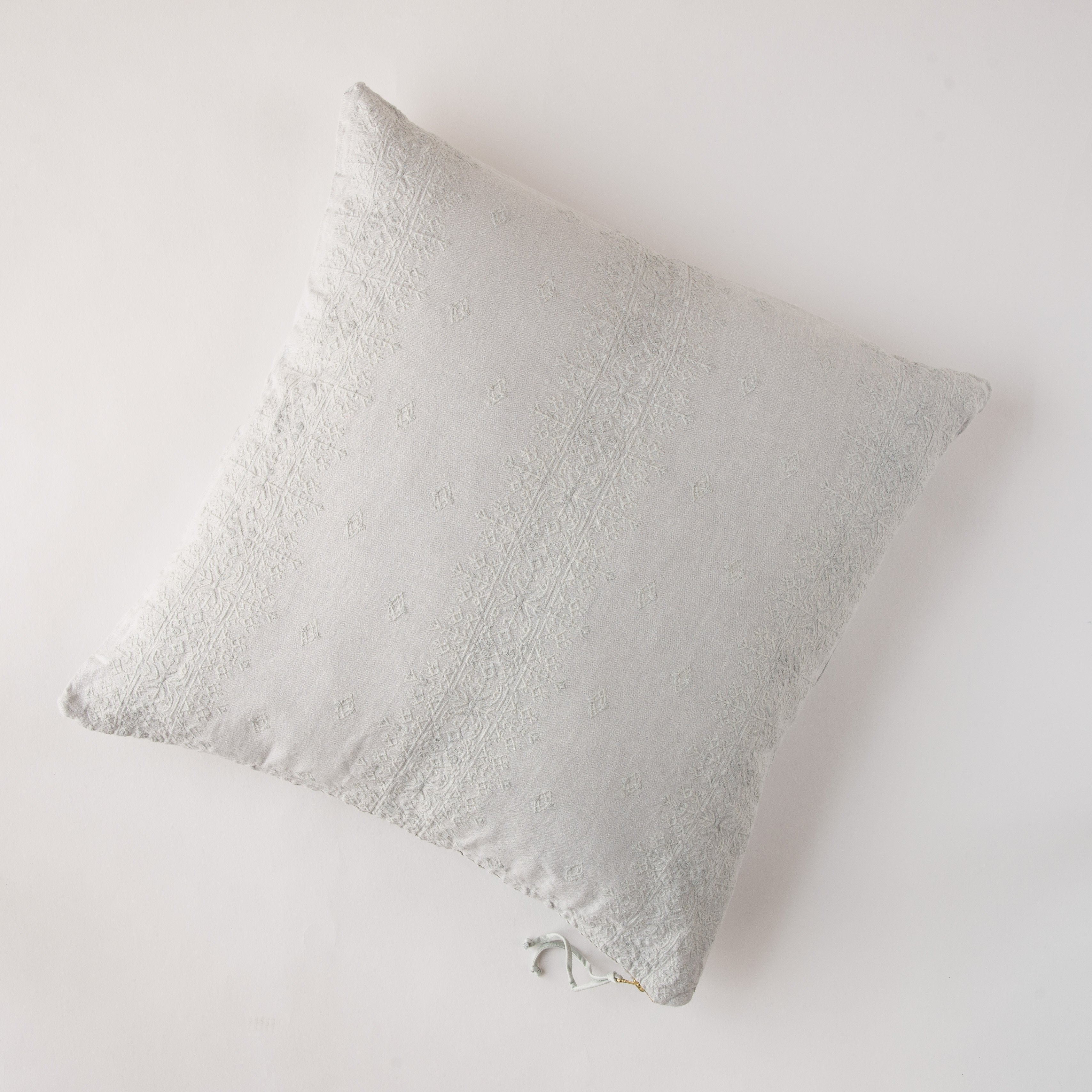 Sterling: pillow on a white background - overhead view.