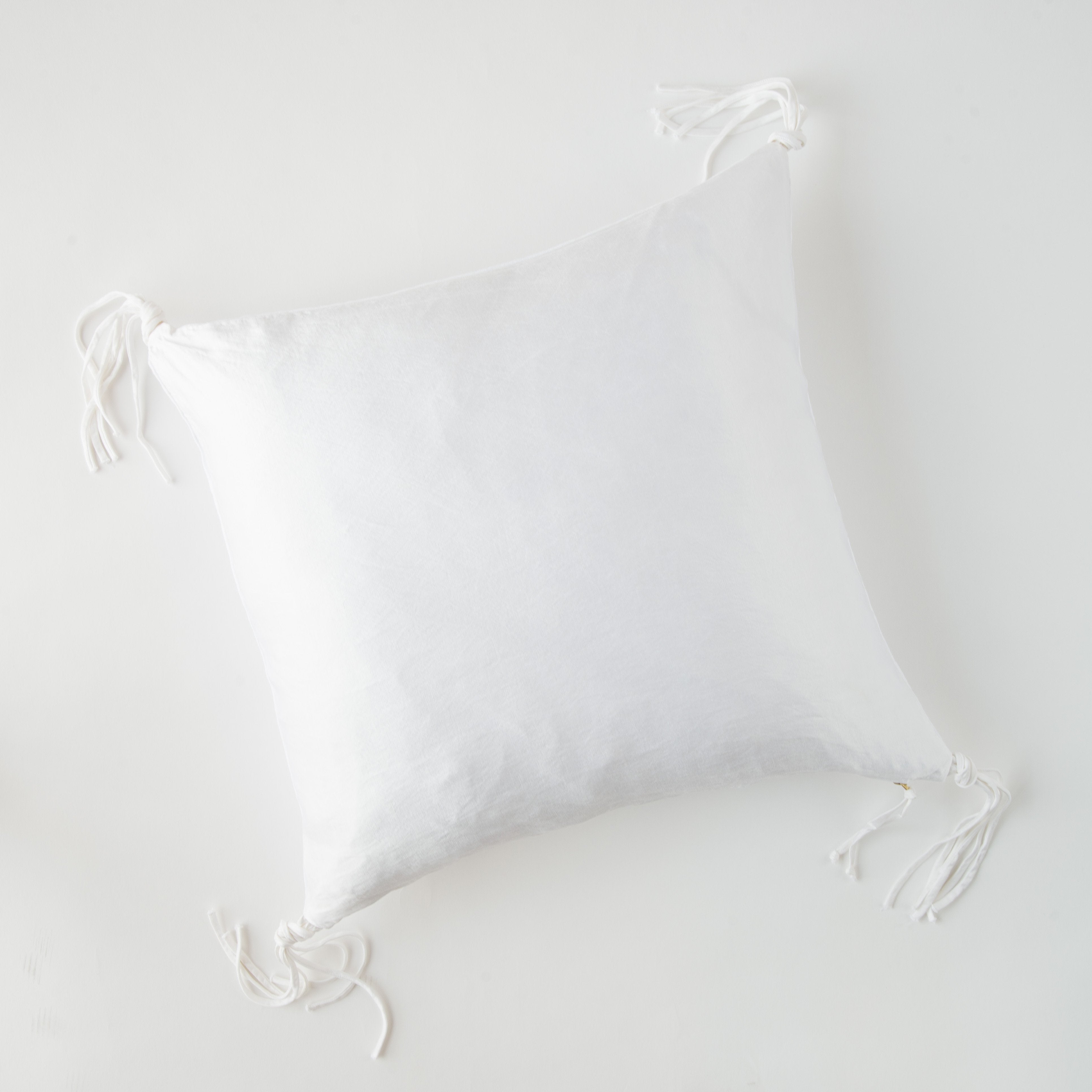 White: overhead view on white background.